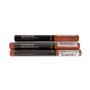 (3) Revlon Colorstay Matte Lite Crayon 0.049 oz Each 001 - Tread Lightly - NEW